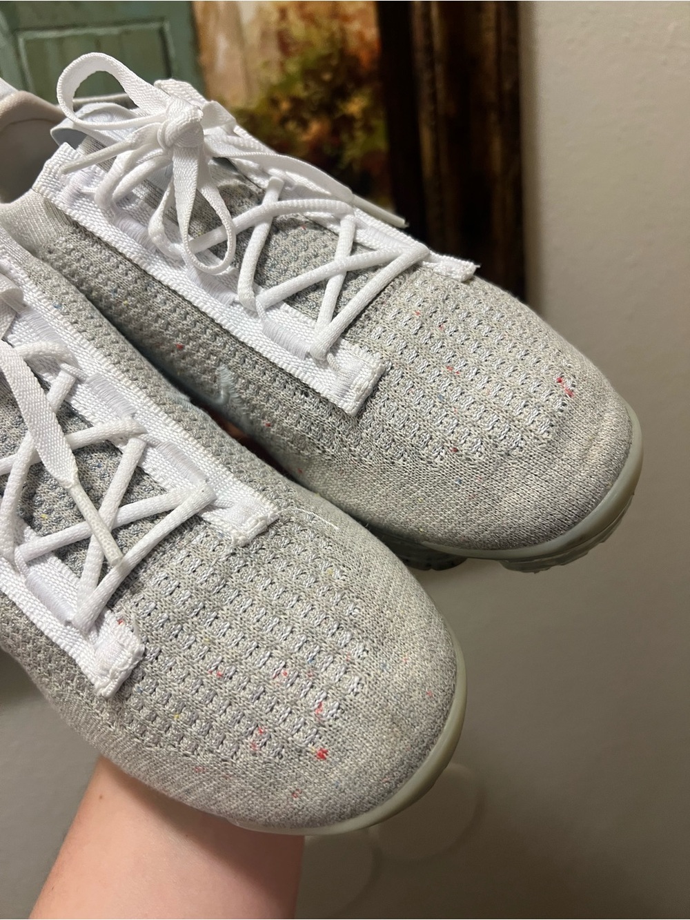 Nike Air VaporMax 2021 FK White Pure Platinum sneakers - Picture 5 of 16
